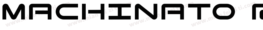 Machinato Regular字体转换